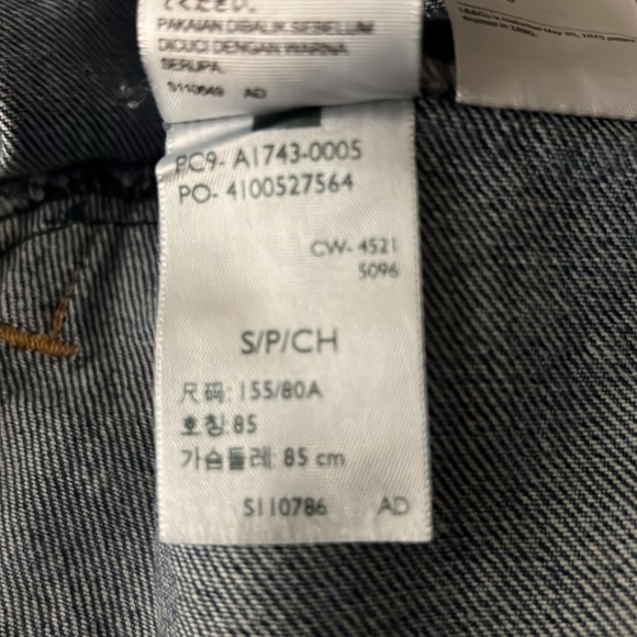 Levis 90’s Trucker Jacket Deconstructed Indigo A1743-0005 - Picture 9 of 14